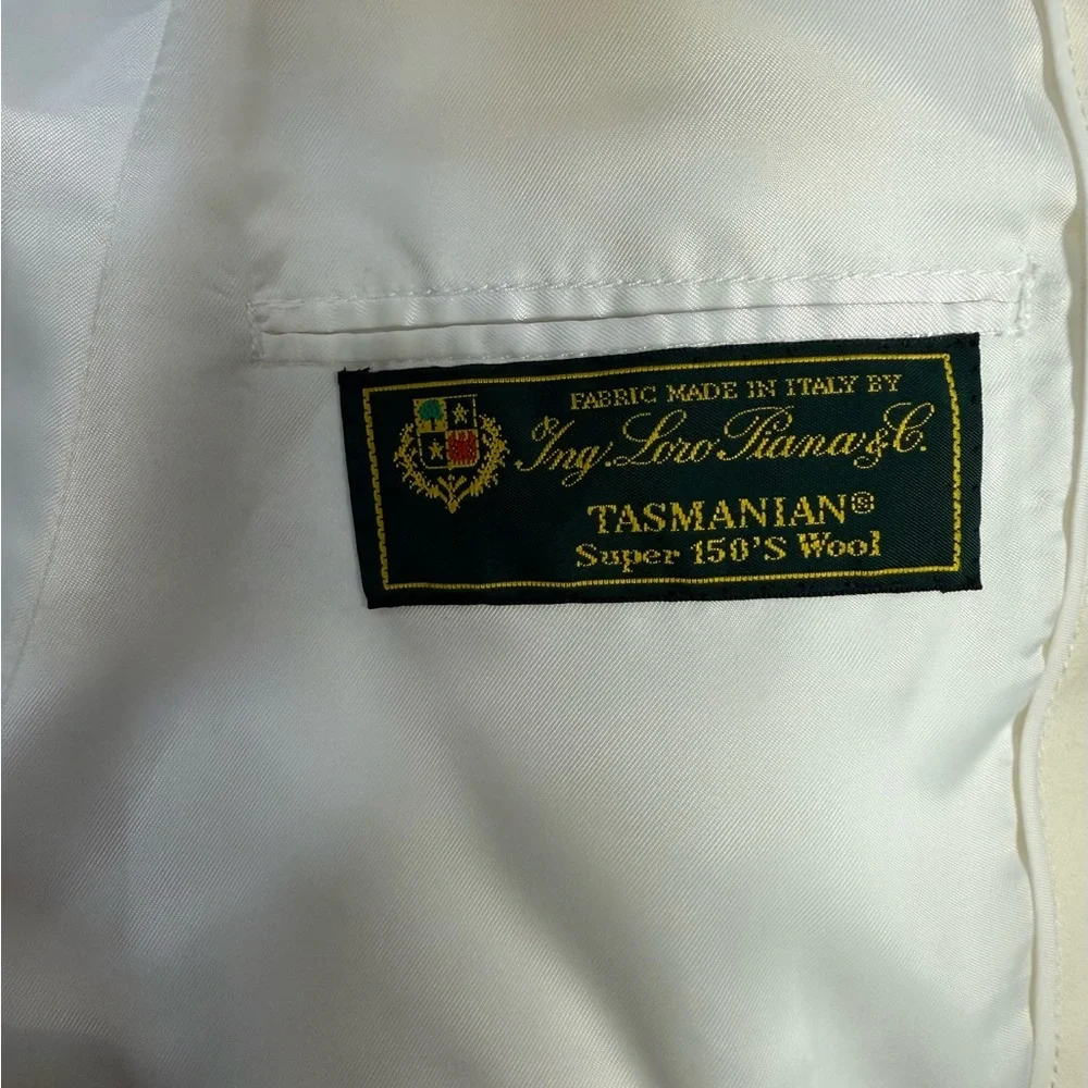 Loro Piana Ivory Women's Suit Jacket - Picture 4 of 6